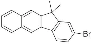 2 - Bromo-11,11-dimethyl-11H-benzobfluorene CAS: 1198396-39-2